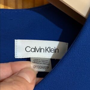 Calvin Klein Royal Blue Midi Dress